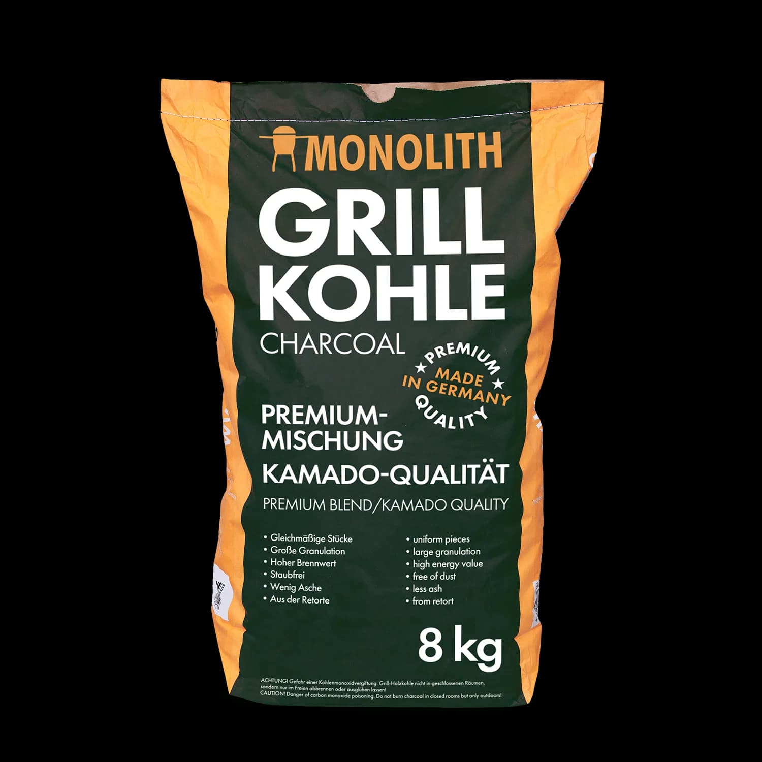 MONOLITH Grillkohle / Holzkohle 8 kg
