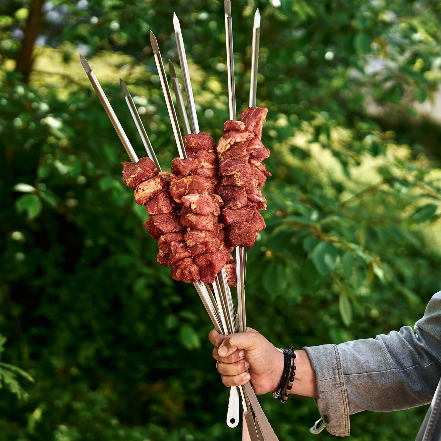 MONOLITH Rotisserie Spieße Set (9 Stück) .66 (LeCHEF)