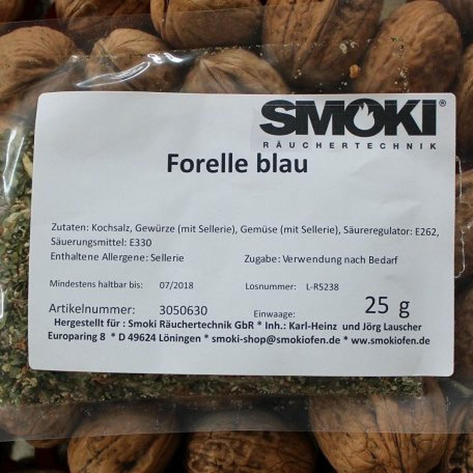 Gewürzmischung Forelle blau | Räucherwiki-Shop