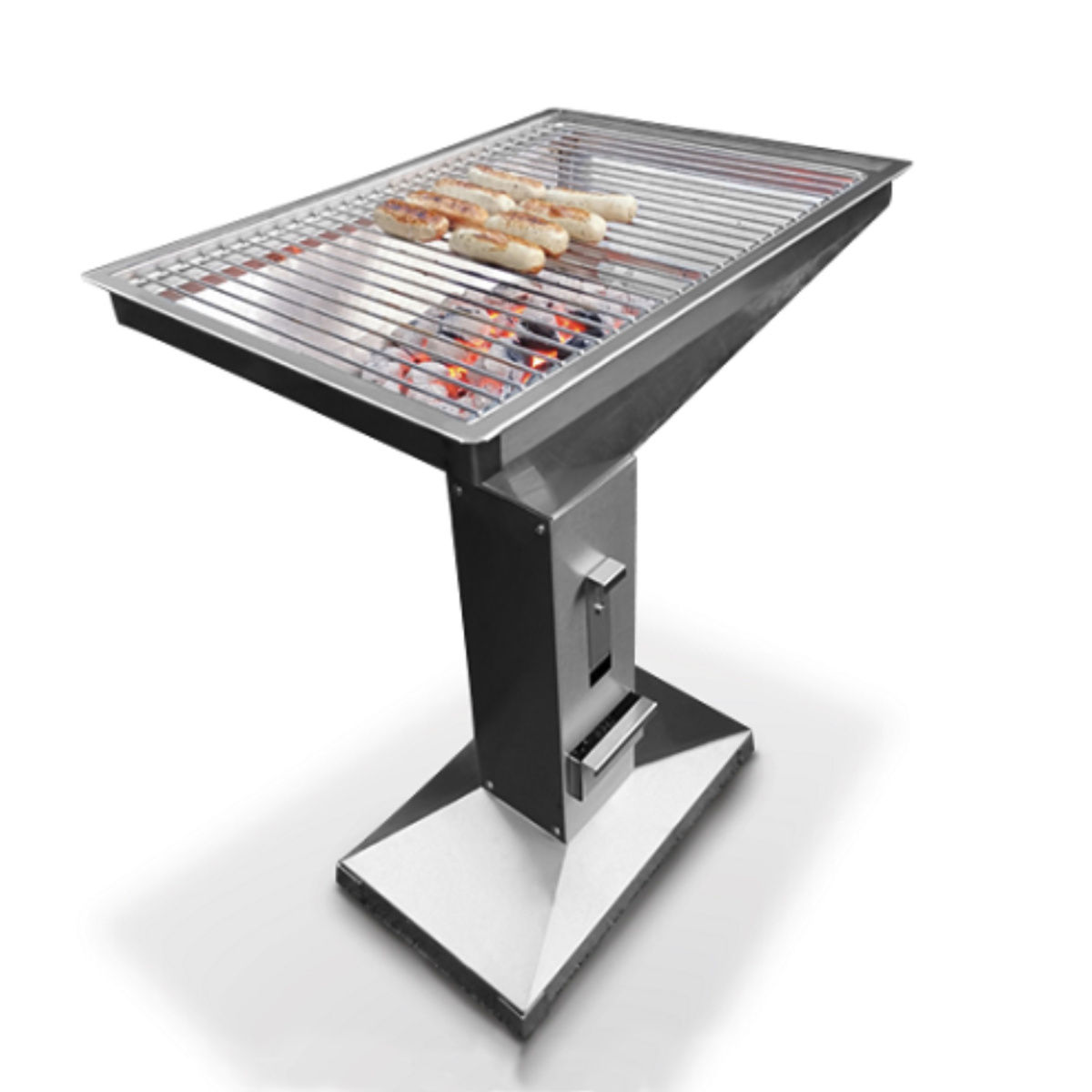 Edelstahl Holzkohlegrill SMOKI S4060 | Räucheröfen und Zubehör