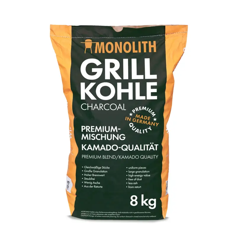 MONOLITH Grillkohle / Holzkohle 8 kg